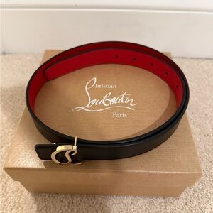 Christian Louboutin calf leather belt